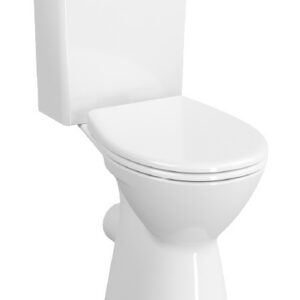 Pack WC surélevé PMR NORMUS avec abattant et charnières métal VITRA 9836B003-7204