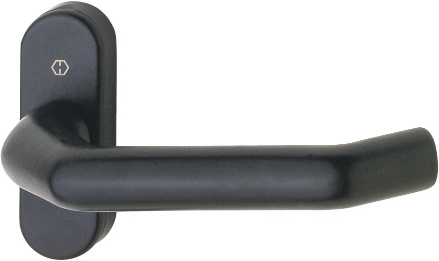Paire de béquille sur rosace pour menuiserie métallique noir HOPPE 521760