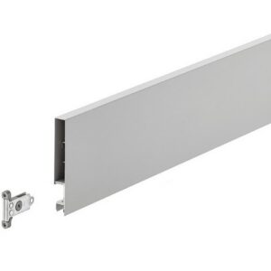 Paire de côtés Matrix Box Slim hauteur 89 mm longueur 550 mm en acier laqué blanc 552.21.716