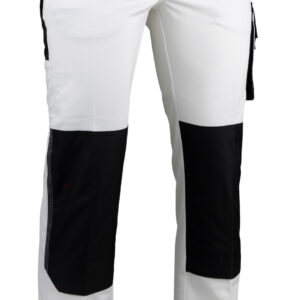 Pantalon de travail Vaisseau multipoches blanc/gris T40 LMA LEBEURRE 1850-T40
