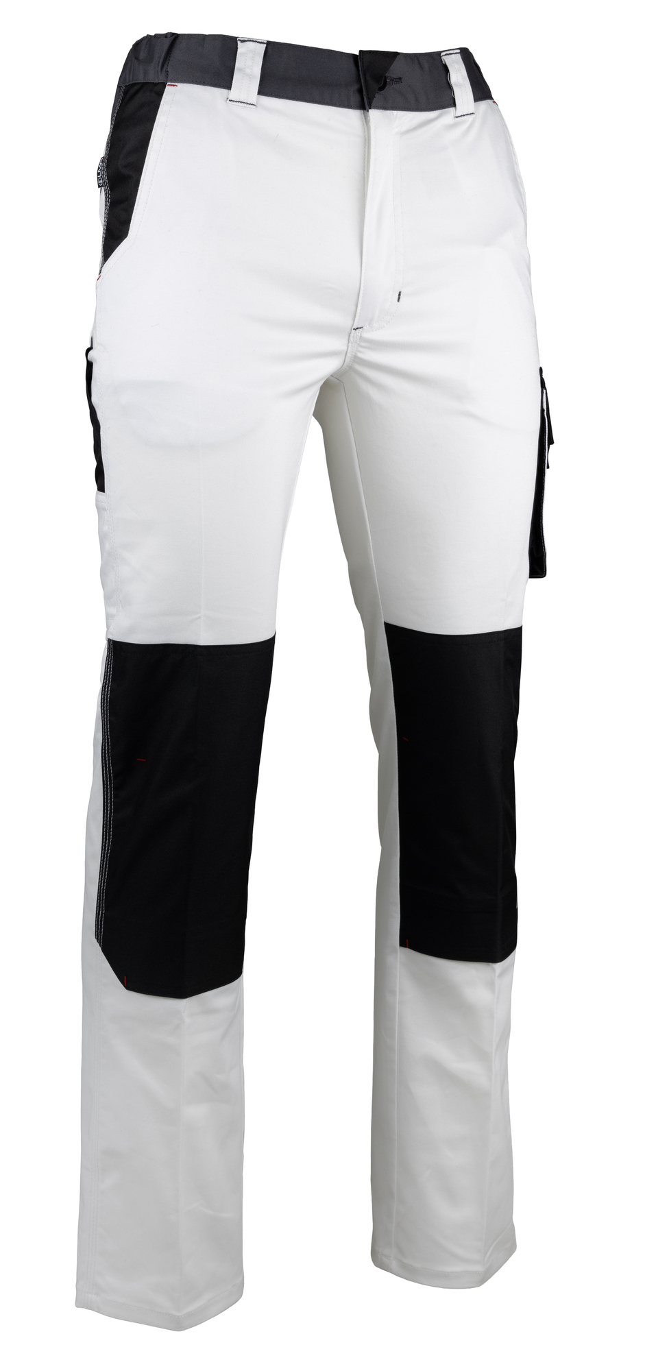 Pantalon de travail Vaisseau multipoches blanc/gris T40 LMA LEBEURRE 1850-T40