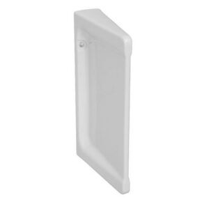 Paroi de séparation pour urinoir en céramique - Hauteur: 595 mm - Largeur: 390 mm - Longueur: 97 mm - blanc