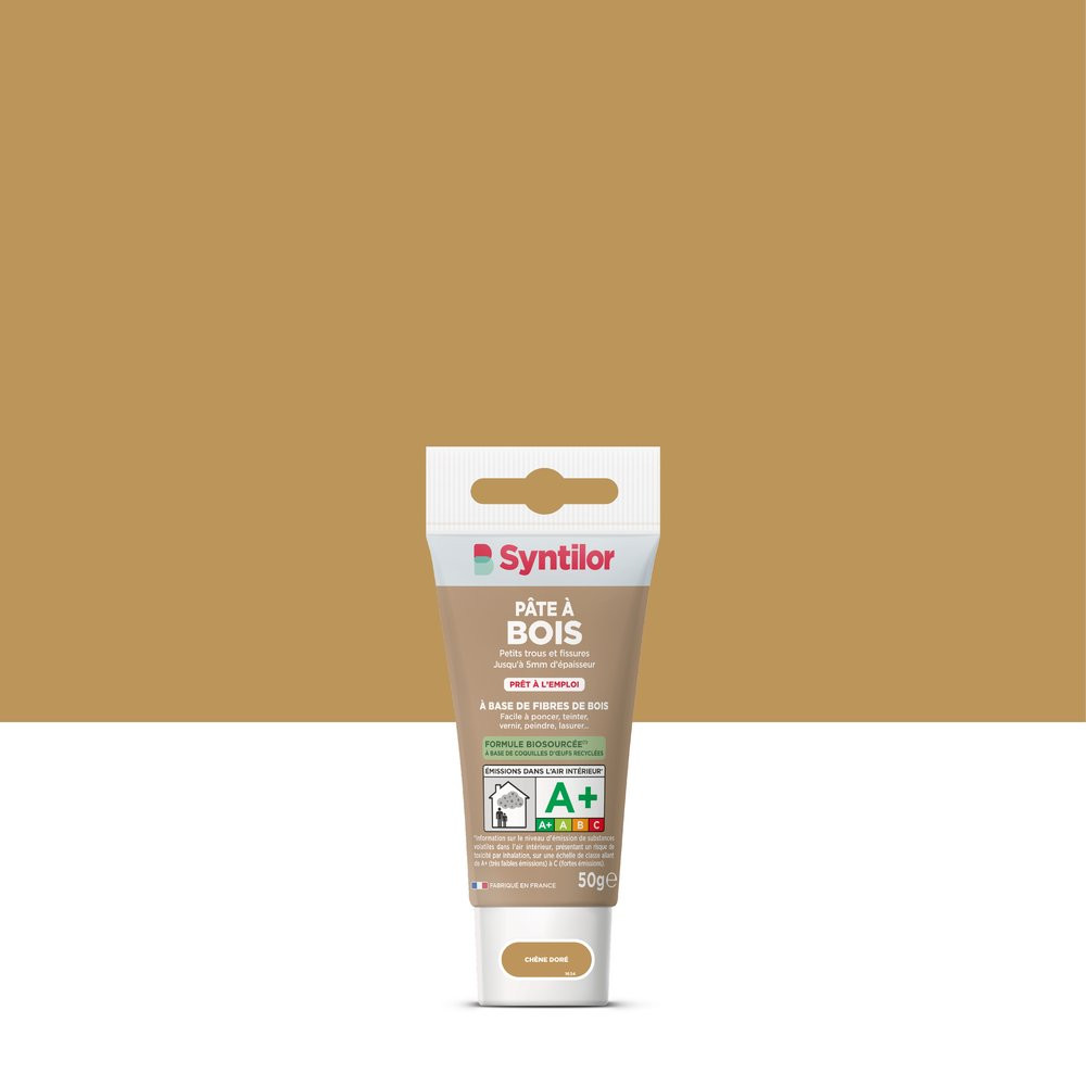 Pâte à bois Biosourcé SYNTILOR chêne doré 50 g