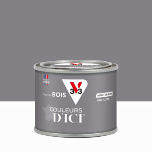 Peinture extérieure bois V33 Couleurs d'ici, gris flotté velours 0.125l