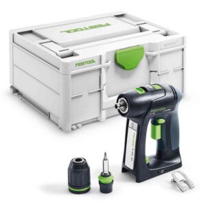 Perceuse-visseuse 18 V C18 Basic (sans batterie ni chargeur) + SYSTAINER SYS3 M FESTOOL 576434