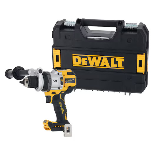 Perceuse-visseuse à percussion Prémium XR 18 V Brushless 3 vitesses (sans batterie ni chargeur) avec T-STAK DEWALT DCD1007NT-XJ
