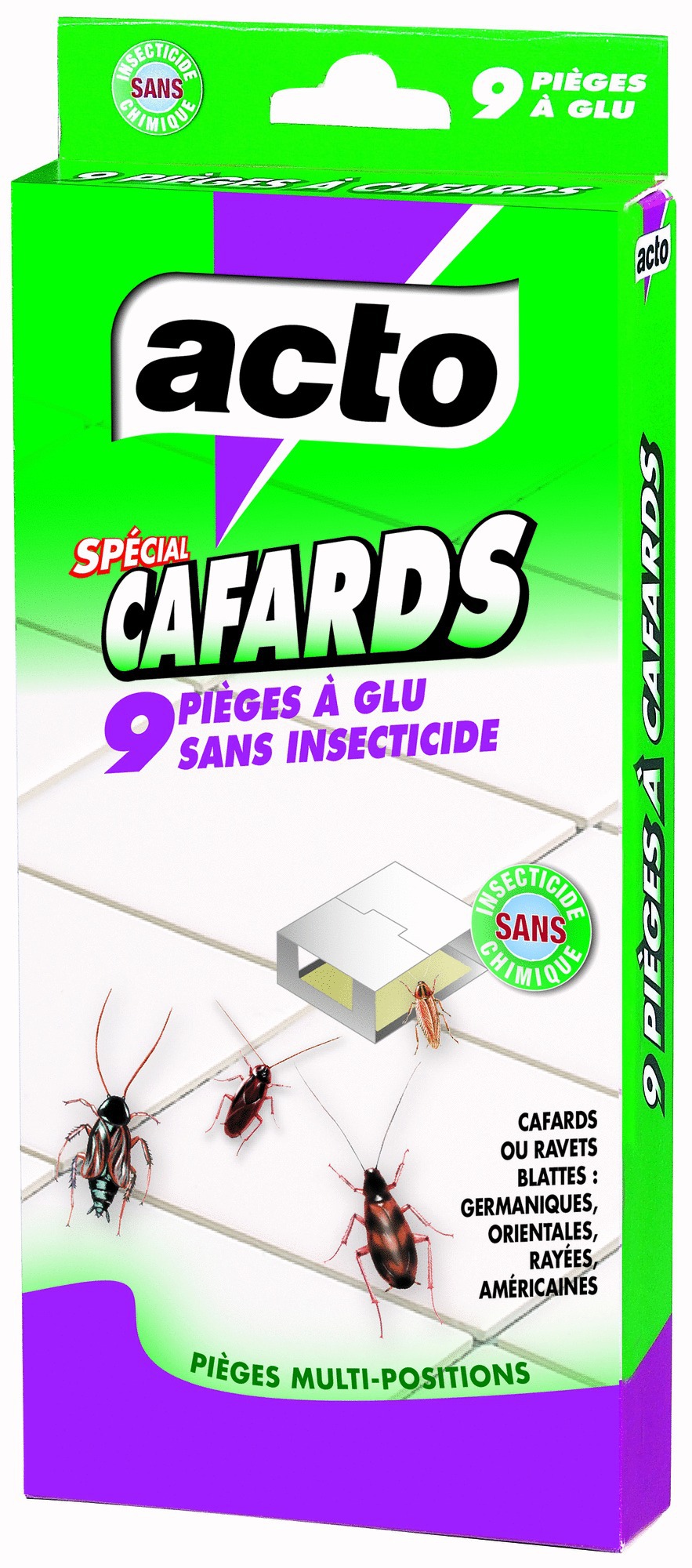 Pièges spécial cafards ACTO ACAF4