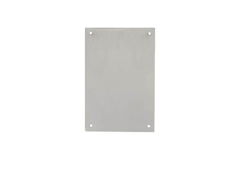 Plaque De Propreté Acier Nickelé X L.6 X H.9 Cm