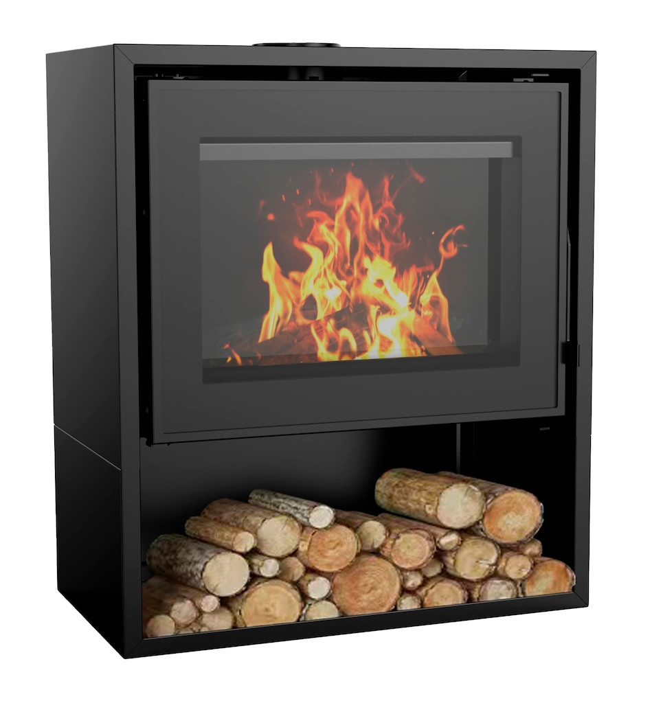Poêle à bois - AIRE Sunny 11,8 kW - rendement 78 % - 295 m³