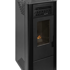 Poêle à granulés - AIRE King 10 - 9,89 kW - jusqu’à 245 m³ - réservoir 15 kg - noir