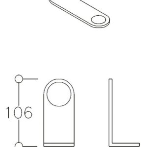Poignée inox 316 diam. 32mm