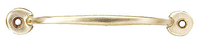 Poignée renforcé à patte ronde de longueur 150 mm en laiton poli DEVISMES PO558150