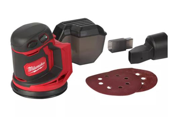Ponceuse orbitale excentrique 18 V 125 mm M18 BOS125-0 (sans batterie ni chargeur) en boite carton MILWAUKEE 4933464228