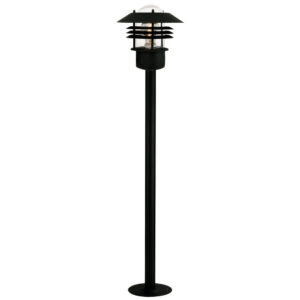 Potelet extérieur bord de mer E27 max 60W noir, Vejers NORDLUX