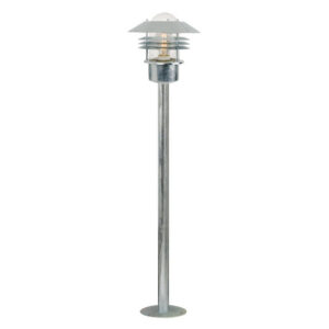 Potelet extérieur e27 max 60W gris Vejers h.82 cm NORDLUX