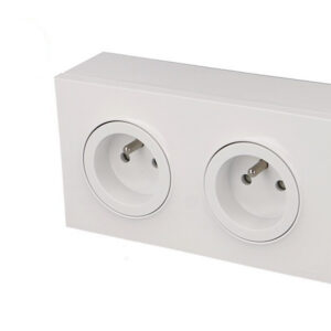 Prise en saillie double 2P+T Schneider Odace