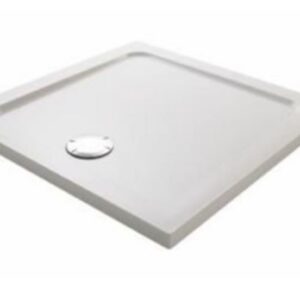 Receveur de douche FLIGHT 80 x 80 x 4 cm carré blanc JACOB DELAFON E62441-00