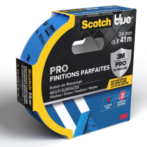 Ruban de masquage SCOTCH Finitions parfaites l.24 mm x L.41 m multisurface
