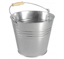 Seau acier galvanise leger 10 L 255 mm