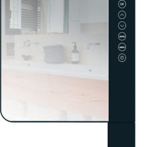 Sèche-serviette électrique soufflant 1800 W TELIA avec miroir et barres ATLANTIC 720111