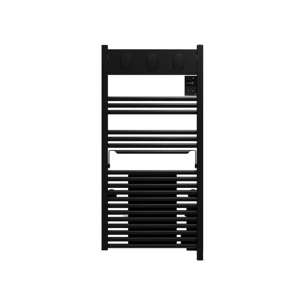 Sèche-serviettes électrique à inertie fluide Marapi 2 1500W SAUTER noir