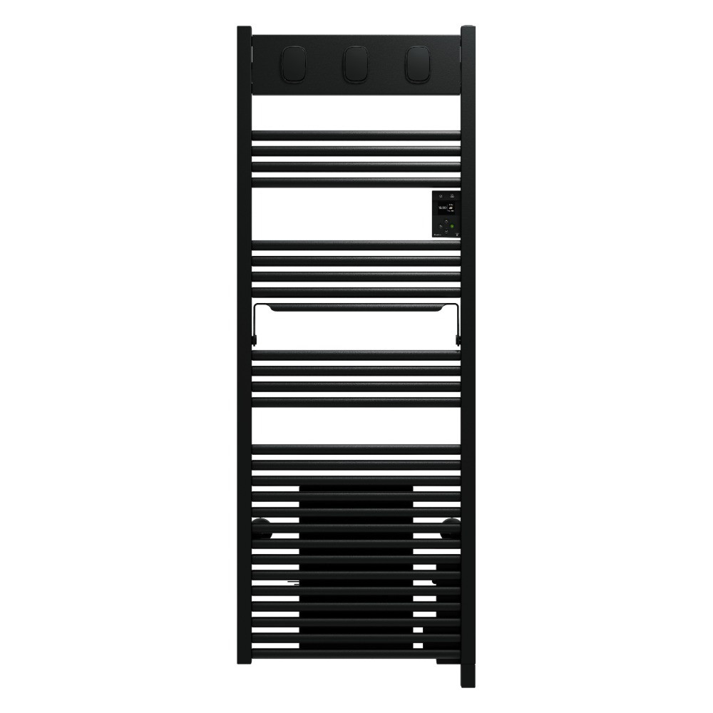 Sèche-serviettes électrique à inertie fluide Marapi 2 1750W SAUTER noir