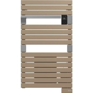 Sèche-serviettes électrique soufflant - ASAMA CONNECTE II - 1500W h99.5 x l55 cm - Cappuccino