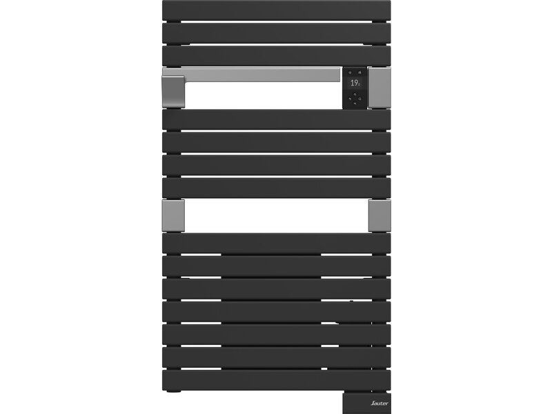 Sèche-serviettes électrique soufflant - ASAMA CONNECTE II - 1500W H.99.5xl.55 cm - Anthracite