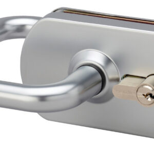 Serrure de milieu réversible 9845R40 aluminium naturel METALUX NM9845R400