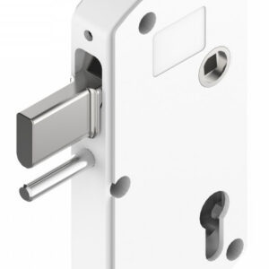 Serrure de portail battant Modulox à pêne levant 15 mm blanc TIRARD GB591003