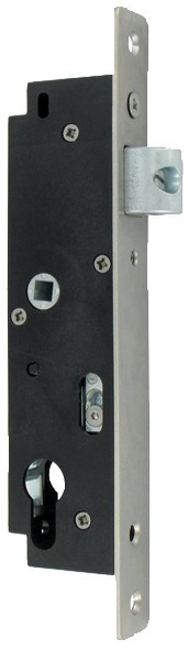 Serrure de portail GK axe 29 mm à encastrer finition brut TIRARD GK401001