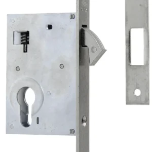 Serrure monopoint à larder profil étroit à crochet axe 50 mm CISA CIS45110.50