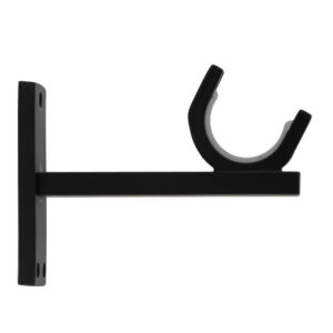 Support tringle à rideau Atelier, 28 mm noir mat MOBOIS