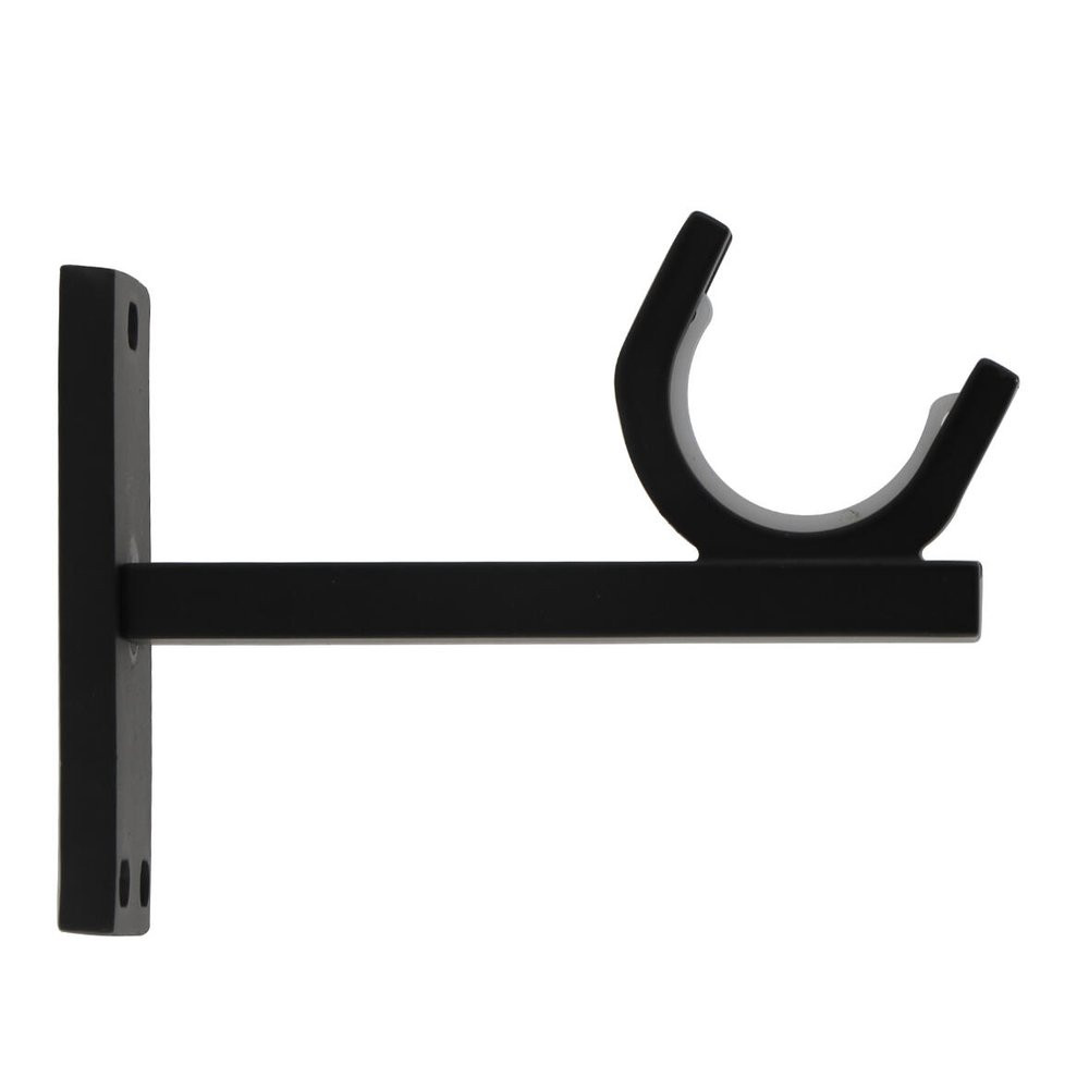 Support tringle à rideau Atelier, 28 mm noir mat MOBOIS