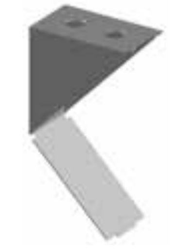 Tac ecker polypropylène haut 3046 4 trous 24 x 43 x 43 mm boîte de 100 MONIN 511790