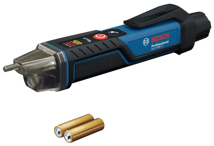 Testeur de tension sans contact GVD 1000-17 Professional + 2 piles 1,5 V LR03 (AAA) BOSCH 0601077000