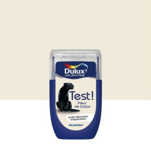 Testeur peinture fleur de coton satiné crème de couleur DULUX VALENTINE 30 ml