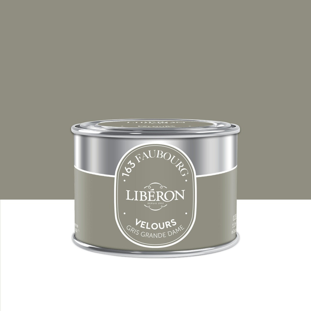 Testeur peinture gris grande dame velours 163 faubourg LIBÉRON 125 ml