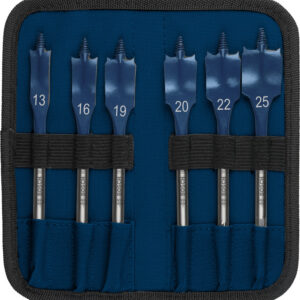 Trousse de 6 mèches plates Self Cut Speed 13 - 16 - 19 - 20 - 22 - 25 mm BOSCH EXPERT 2608902109