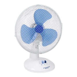 Ventilateur de table Bestron DDF27W - 30 W - 27 cm - 3 vitesses - Blanc et Bleu