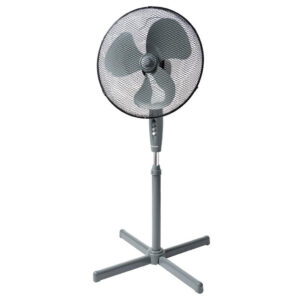 Ventilateur sur pied Bestron ASV45G - 45 W - 45 cm - Hauteur réglable - Gris