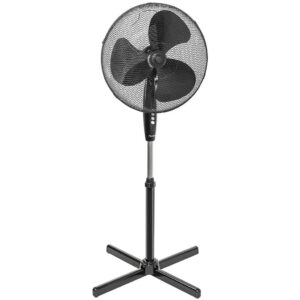 Ventilateur sur pied Bestron ASV45Z - 45 W - 45 cm - Hauteur réglable - Noir