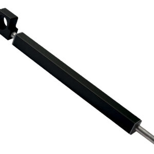 Verrou aluminium en applique ATLAS longueur 450 mm noir-23 FAPIM 3724_23