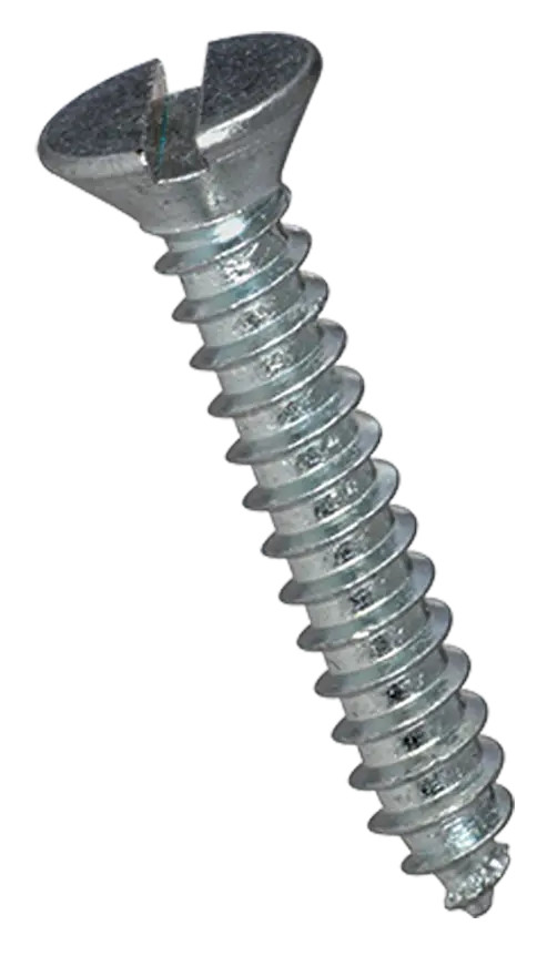 Vis tôle tête fraisée fendue zingué 2,9x9,5 boîte de 500