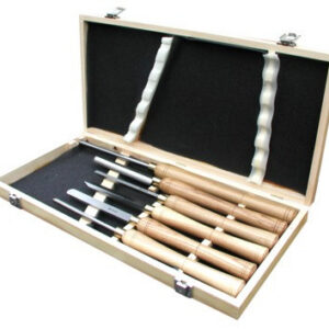 6 Outils de tourneur manche bois Pro