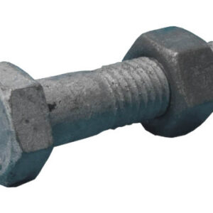 Boulon tête hexagonale EN15048 galva SB CL8.8 M16x55