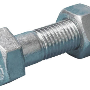 Boulon tête hexagonale EN15048 zingué SB CL8.8 M18x45